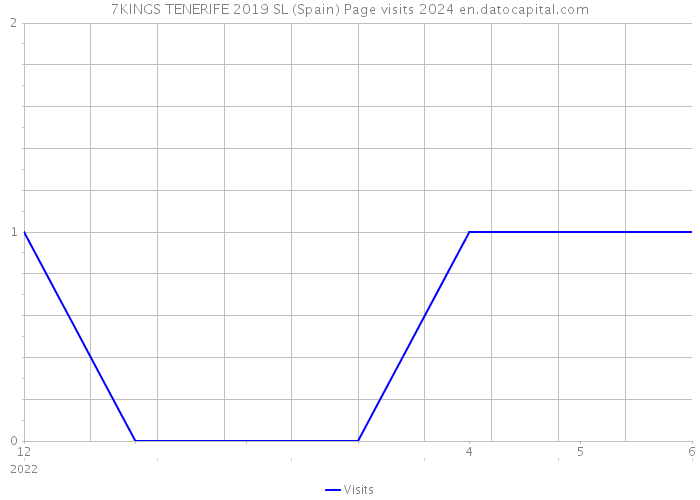 7KINGS TENERIFE 2019 SL (Spain) Page visits 2024 