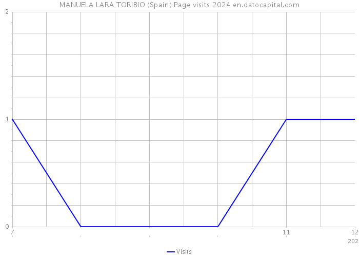 MANUELA LARA TORIBIO (Spain) Page visits 2024 