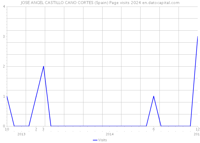 JOSE ANGEL CASTILLO CANO CORTES (Spain) Page visits 2024 