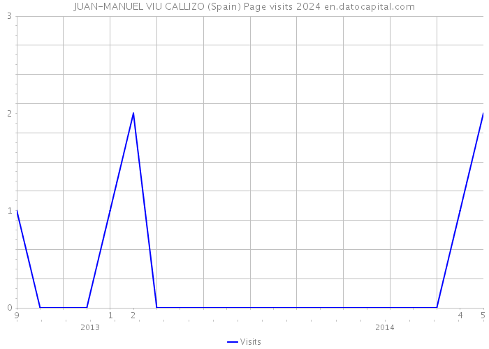 JUAN-MANUEL VIU CALLIZO (Spain) Page visits 2024 
