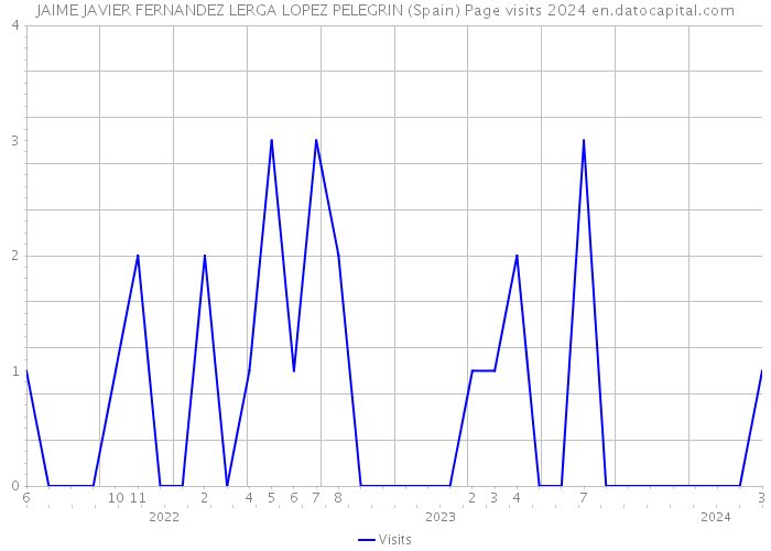 JAIME JAVIER FERNANDEZ LERGA LOPEZ PELEGRIN (Spain) Page visits 2024 