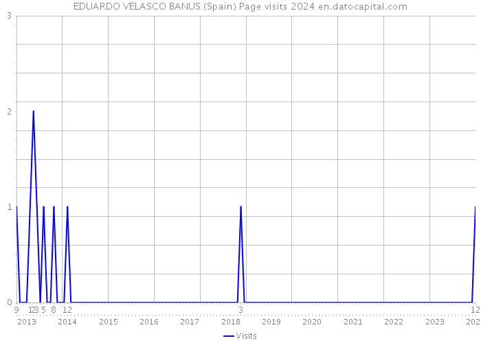 EDUARDO VELASCO BANUS (Spain) Page visits 2024 