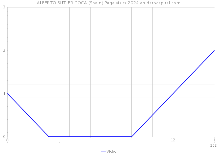 ALBERTO BUTLER COCA (Spain) Page visits 2024 