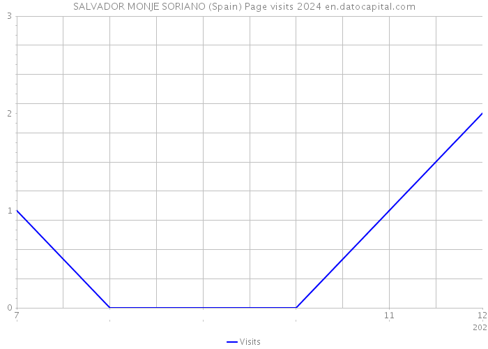 SALVADOR MONJE SORIANO (Spain) Page visits 2024 