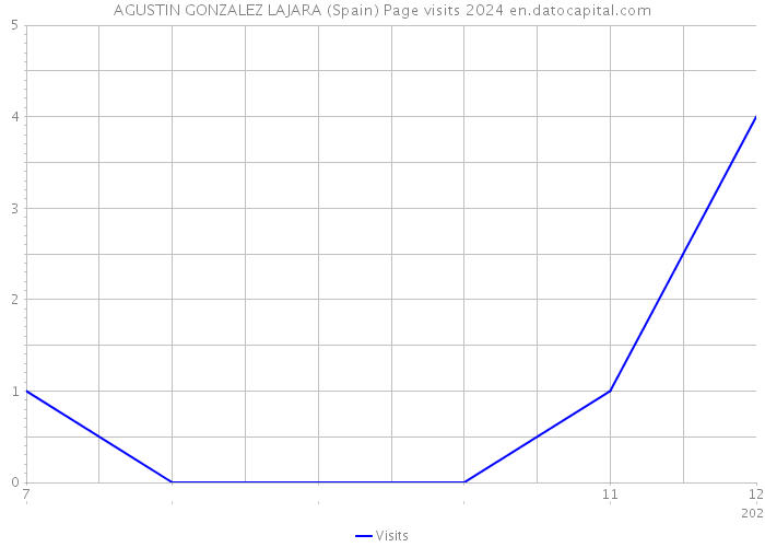 AGUSTIN GONZALEZ LAJARA (Spain) Page visits 2024 