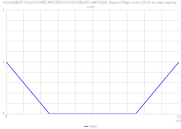 ACUADENT SOLUCIONES PROTESICAS SOCIEDAD LIMITADA (Spain) Page visits 2024 