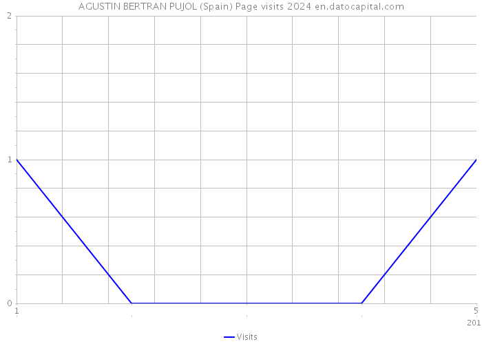 AGUSTIN BERTRAN PUJOL (Spain) Page visits 2024 