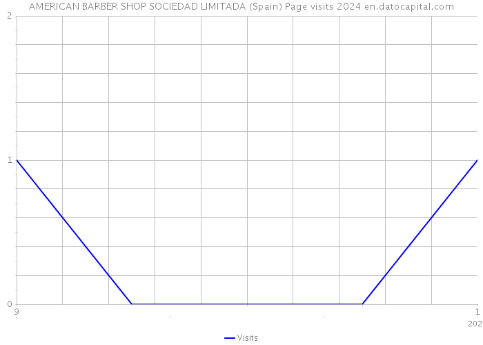 AMERICAN BARBER SHOP SOCIEDAD LIMITADA (Spain) Page visits 2024 