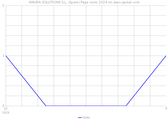 AMURA SOLUTIONS S.L. (Spain) Page visits 2024 