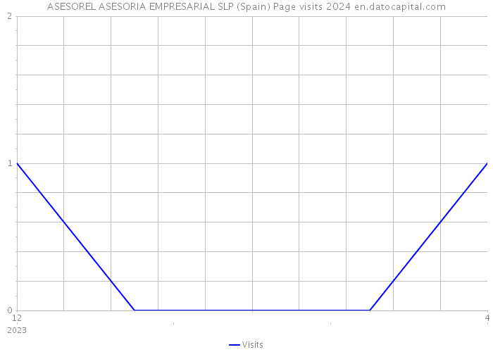 ASESOREL ASESORIA EMPRESARIAL SLP (Spain) Page visits 2024 
