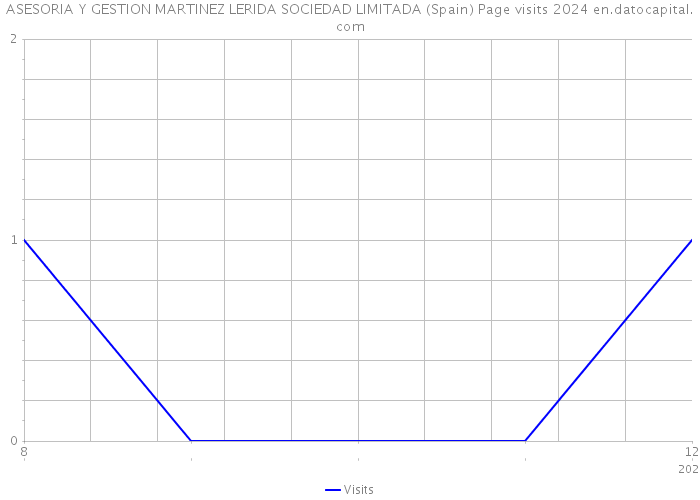 ASESORIA Y GESTION MARTINEZ LERIDA SOCIEDAD LIMITADA (Spain) Page visits 2024 