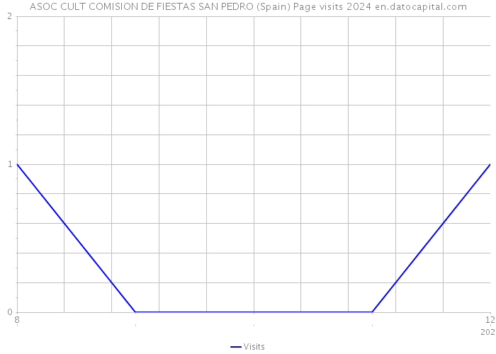 ASOC CULT COMISION DE FIESTAS SAN PEDRO (Spain) Page visits 2024 