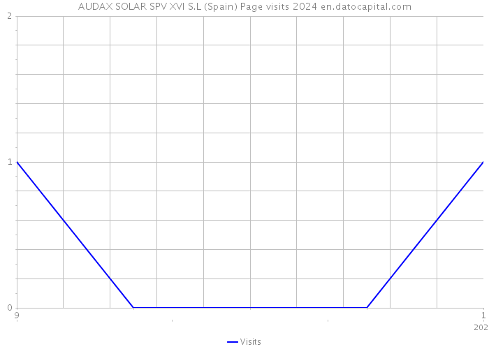 AUDAX SOLAR SPV XVI S.L (Spain) Page visits 2024 