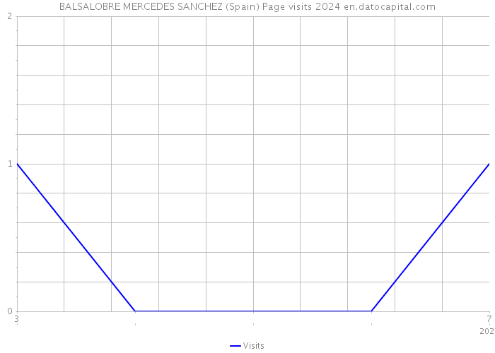 BALSALOBRE MERCEDES SANCHEZ (Spain) Page visits 2024 
