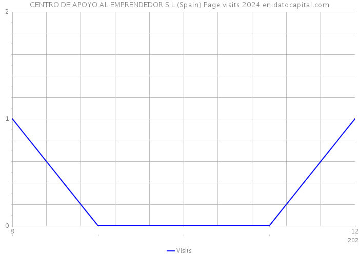 CENTRO DE APOYO AL EMPRENDEDOR S.L (Spain) Page visits 2024 
