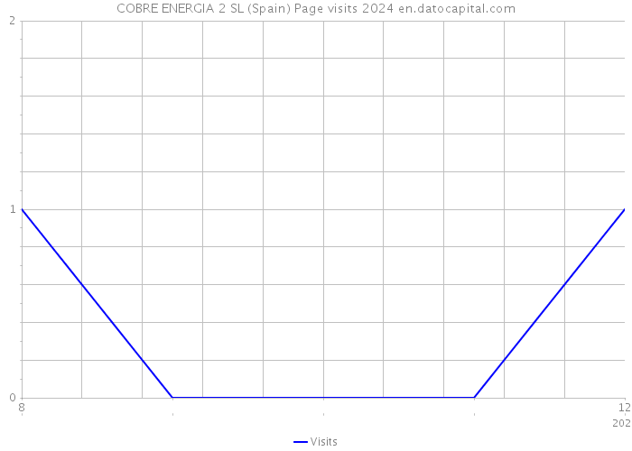 COBRE ENERGIA 2 SL (Spain) Page visits 2024 