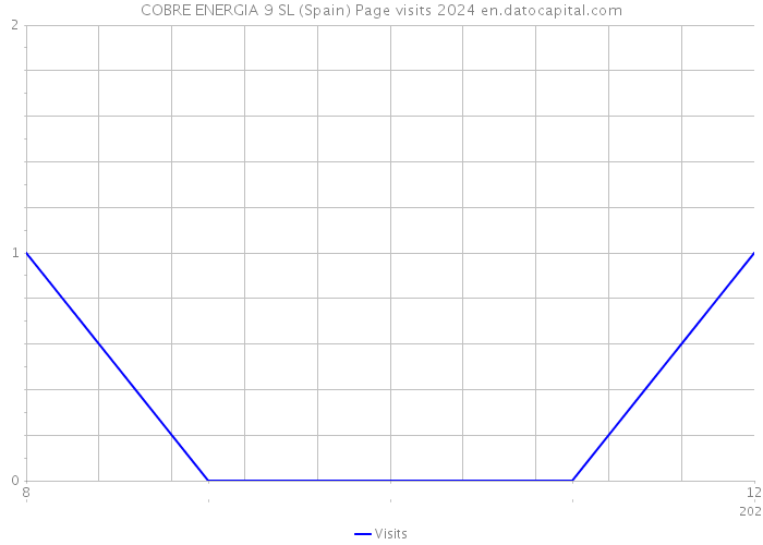 COBRE ENERGIA 9 SL (Spain) Page visits 2024 