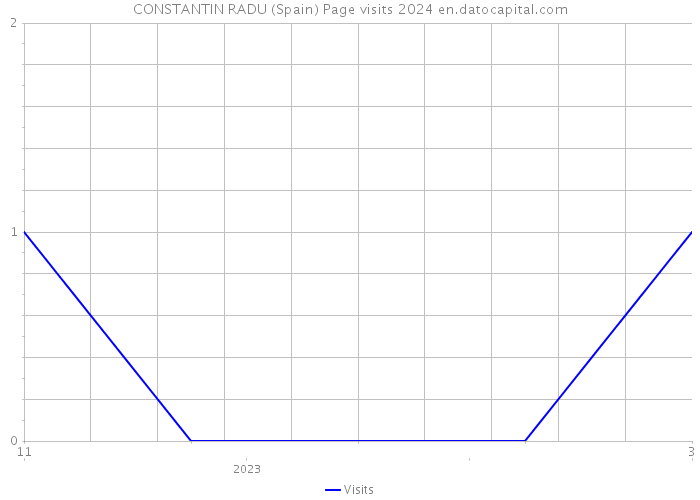 CONSTANTIN RADU (Spain) Page visits 2024 