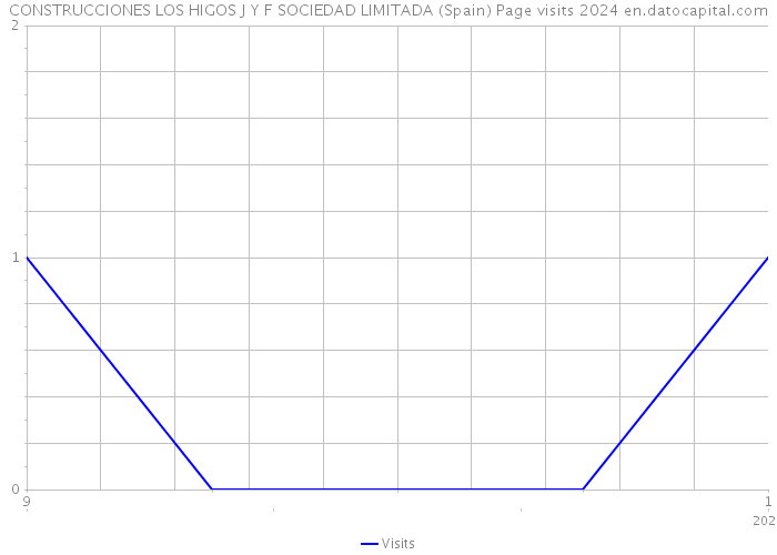 CONSTRUCCIONES LOS HIGOS J Y F SOCIEDAD LIMITADA (Spain) Page visits 2024 