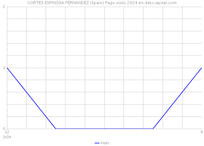 CORTES ESPINOSA FERNANDEZ (Spain) Page visits 2024 