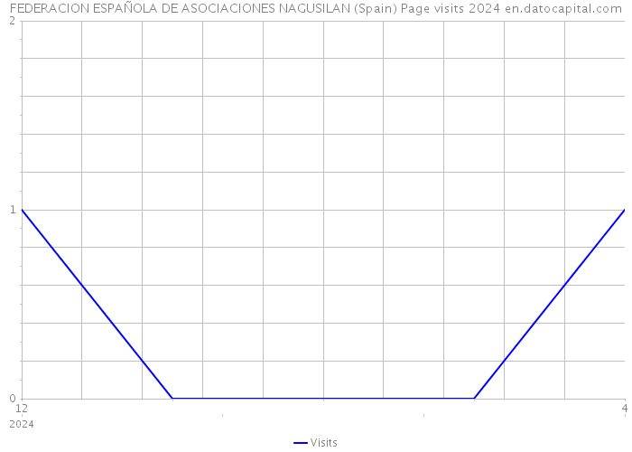 FEDERACION ESPAÑOLA DE ASOCIACIONES NAGUSILAN (Spain) Page visits 2024 