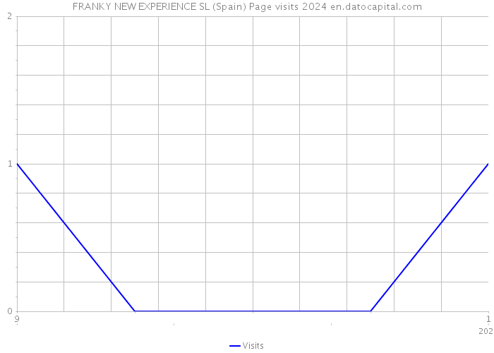 FRANKY NEW EXPERIENCE SL (Spain) Page visits 2024 
