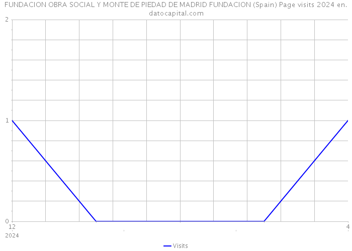 FUNDACION OBRA SOCIAL Y MONTE DE PIEDAD DE MADRID FUNDACION (Spain) Page visits 2024 