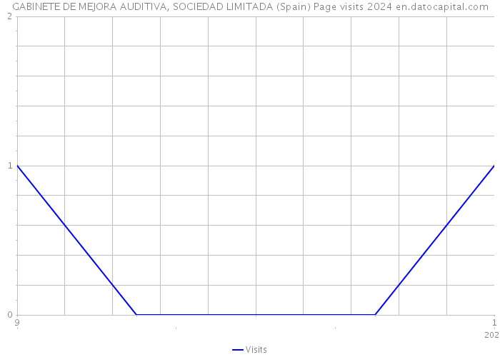 GABINETE DE MEJORA AUDITIVA, SOCIEDAD LIMITADA (Spain) Page visits 2024 