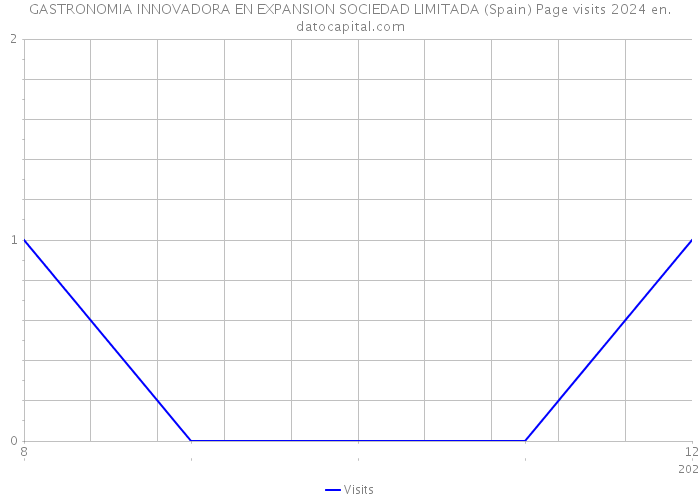 GASTRONOMIA INNOVADORA EN EXPANSION SOCIEDAD LIMITADA (Spain) Page visits 2024 