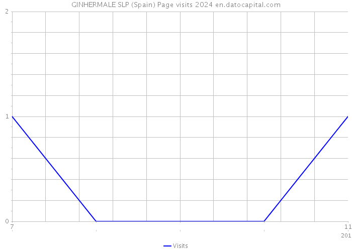 GINHERMALE SLP (Spain) Page visits 2024 