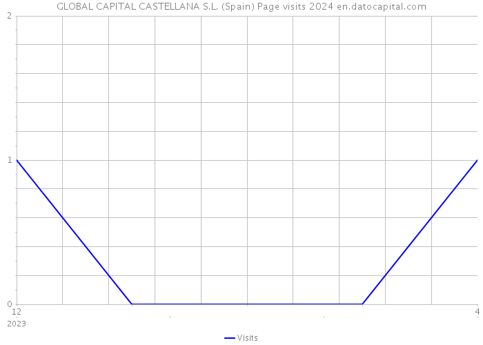 GLOBAL CAPITAL CASTELLANA S.L. (Spain) Page visits 2024 