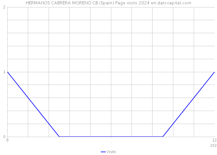HERMANOS CABRERA MORENO CB (Spain) Page visits 2024 