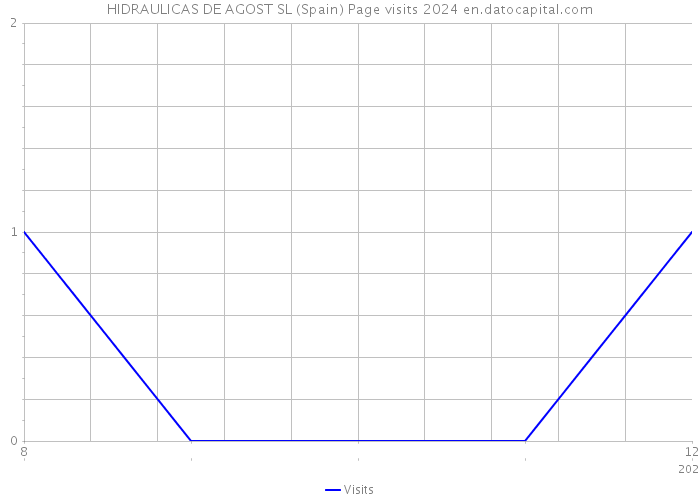 HIDRAULICAS DE AGOST SL (Spain) Page visits 2024 