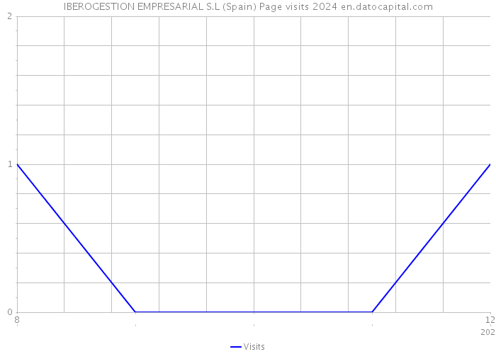 IBEROGESTION EMPRESARIAL S.L (Spain) Page visits 2024 