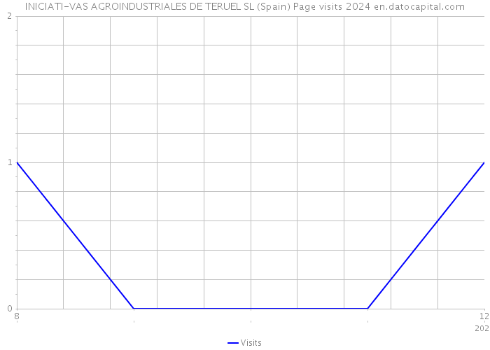 INICIATI-VAS AGROINDUSTRIALES DE TERUEL SL (Spain) Page visits 2024 