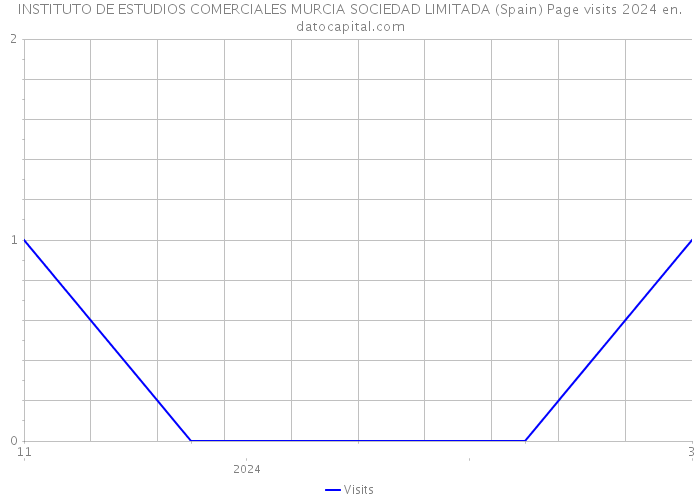 INSTITUTO DE ESTUDIOS COMERCIALES MURCIA SOCIEDAD LIMITADA (Spain) Page visits 2024 