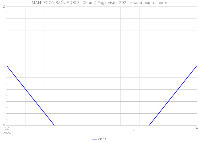 MANTECON BAÑUELOS SL (Spain) Page visits 2024 