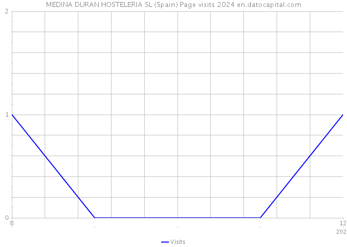 MEDINA DURAN HOSTELERIA SL (Spain) Page visits 2024 