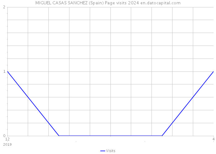 MIGUEL CASAS SANCHEZ (Spain) Page visits 2024 