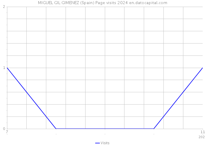 MIGUEL GIL GIMENEZ (Spain) Page visits 2024 