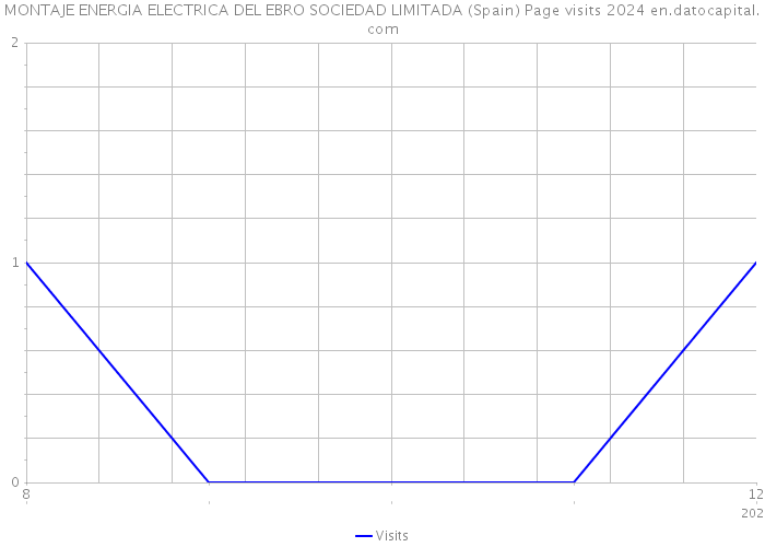 MONTAJE ENERGIA ELECTRICA DEL EBRO SOCIEDAD LIMITADA (Spain) Page visits 2024 
