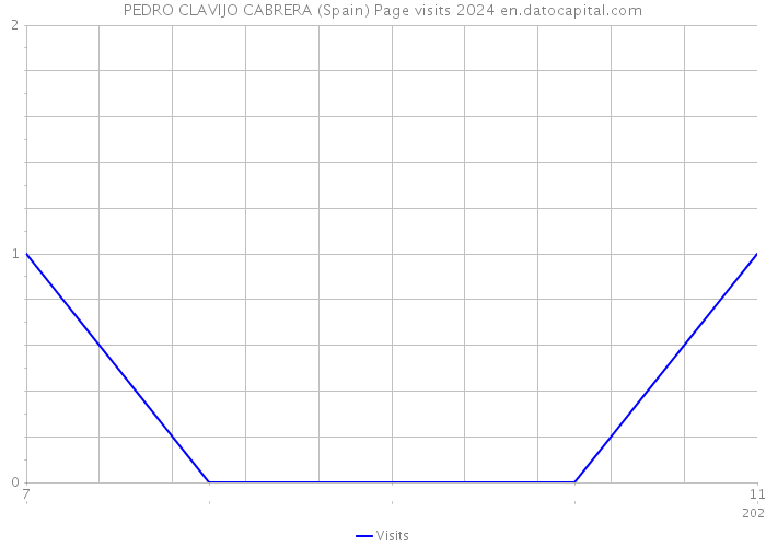 PEDRO CLAVIJO CABRERA (Spain) Page visits 2024 