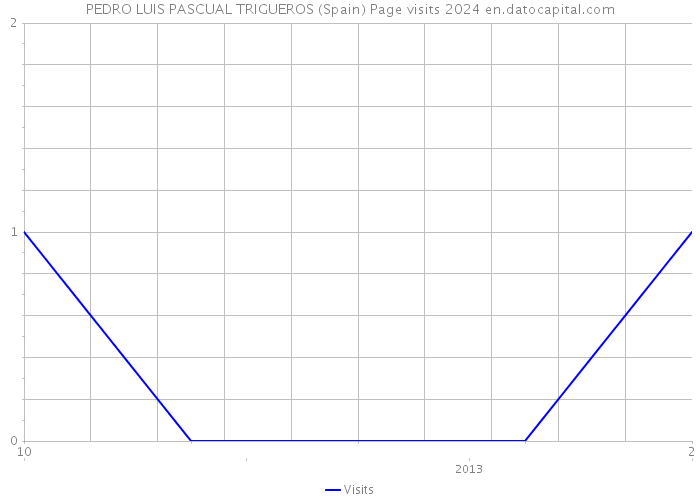 PEDRO LUIS PASCUAL TRIGUEROS (Spain) Page visits 2024 