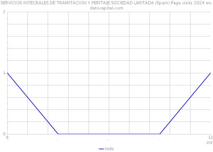 SERVICIOS INTEGRALES DE TRAMITACION Y PERITAJE SOCIEDAD LIMITADA (Spain) Page visits 2024 