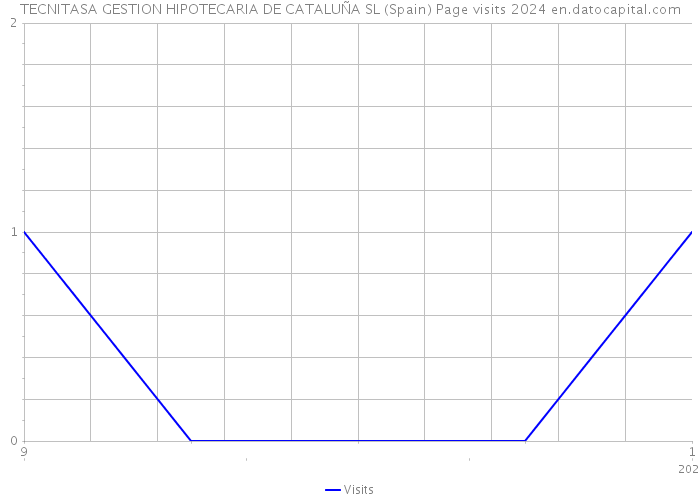 TECNITASA GESTION HIPOTECARIA DE CATALUÑA SL (Spain) Page visits 2024 