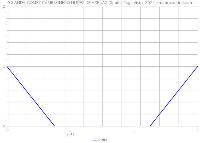 YOLANDA GOMEZ CAMBRONERO NUÑEZ DE ARENAS (Spain) Page visits 2024 