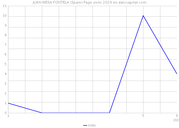 JUAN MESA FONTELA (Spain) Page visits 2024 