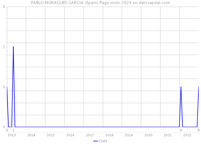 PABLO MORAGUES GARCIA (Spain) Page visits 2024 