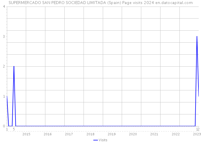 SUPERMERCADO SAN PEDRO SOCIEDAD LIMITADA (Spain) Page visits 2024 