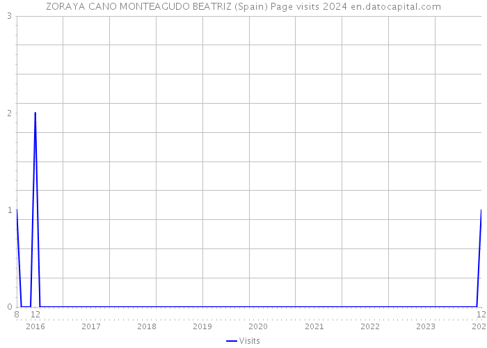 ZORAYA CANO MONTEAGUDO BEATRIZ (Spain) Page visits 2024 